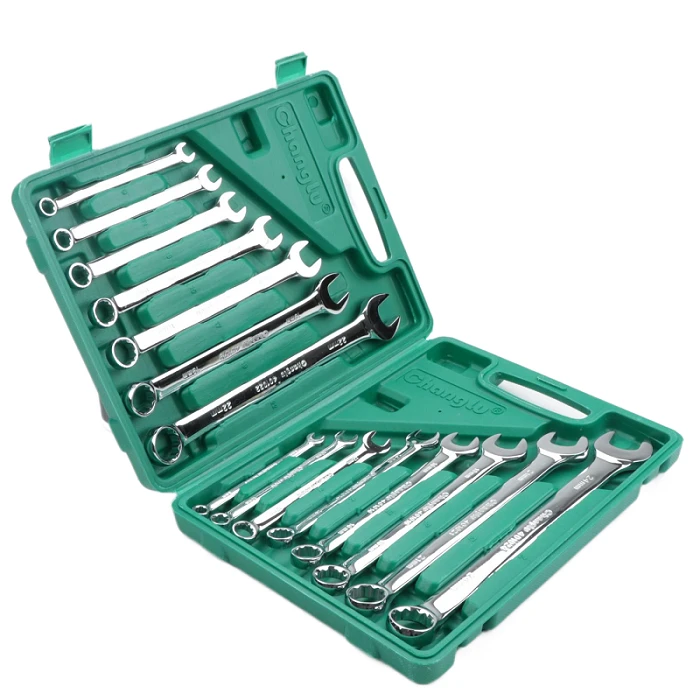 Combination Spanner Wrench Set 15PCS